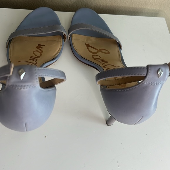 Sam Edelman Patti Ankle Strap Dress Heels Periwinkle Dusty Blue size 9 - Picture 7 of 12